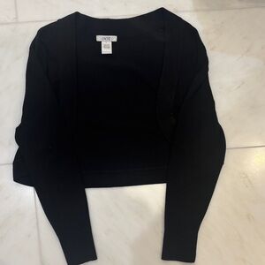 Caché Black Cropped Cardigan